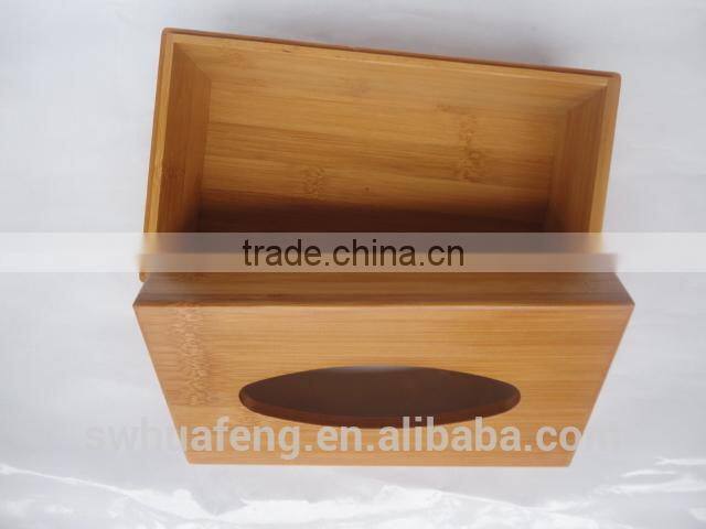 Totally natural bamboo retractable storage for paper towel