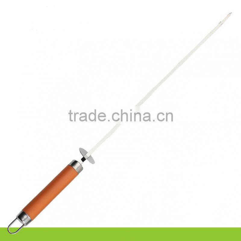 Food grade BBQ steak skewer/stick/pick/bbq rotating needle