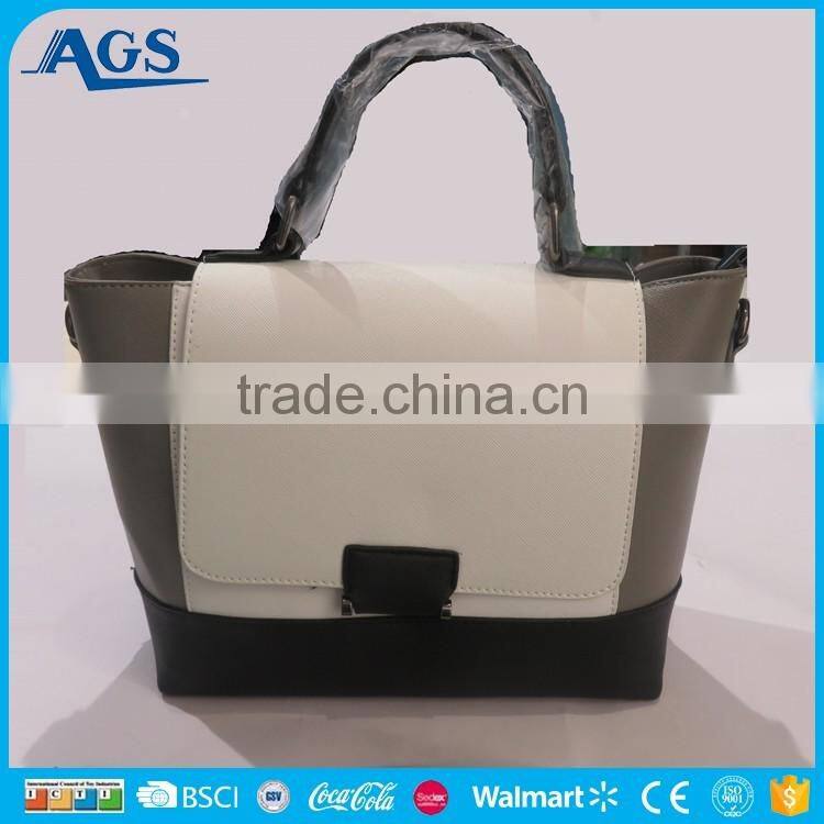 Wholesale factory price simple design leater tote bag