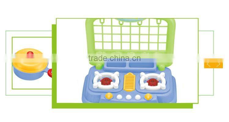 Plastic pretend play children cooking games toys kitchen tool set