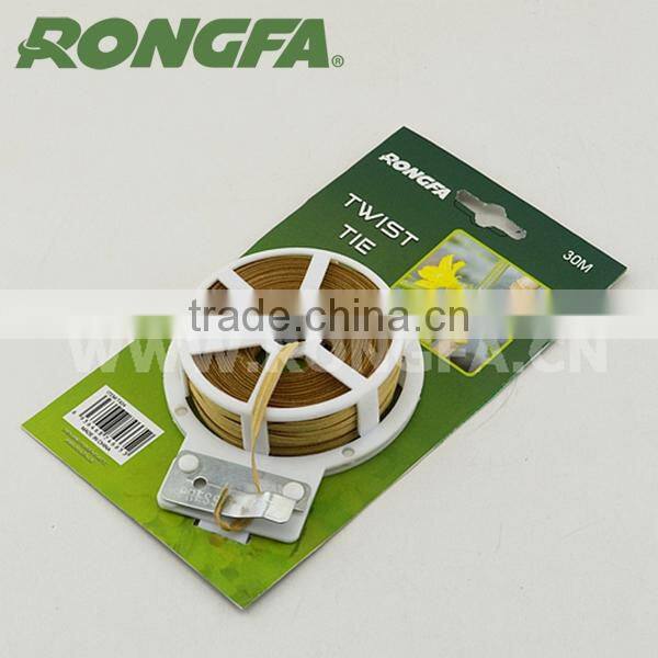 250meters per roll Natural Color Kraft Paper Vineyard Twist Tie