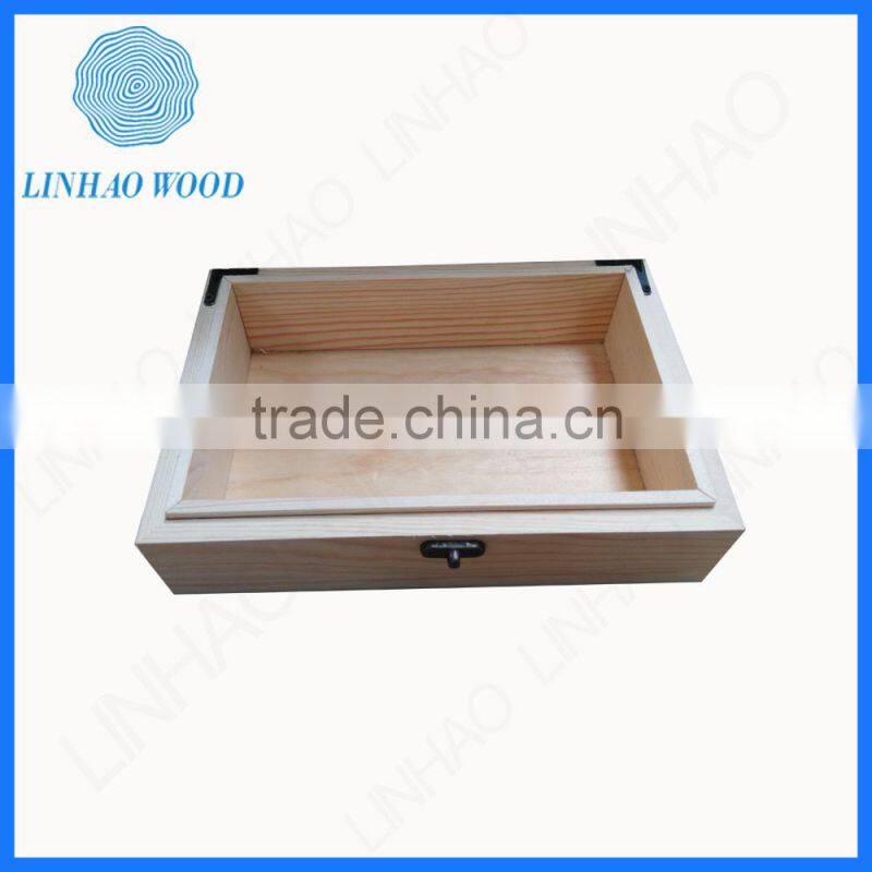Factory Make Cheap Tool Box with lock ,make small wood box