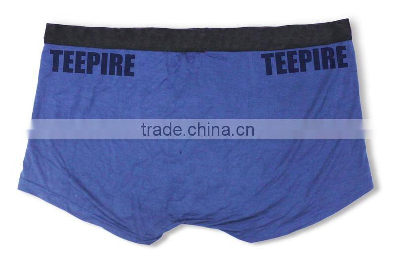 full cotton men short,fashion underwear,men's short blue