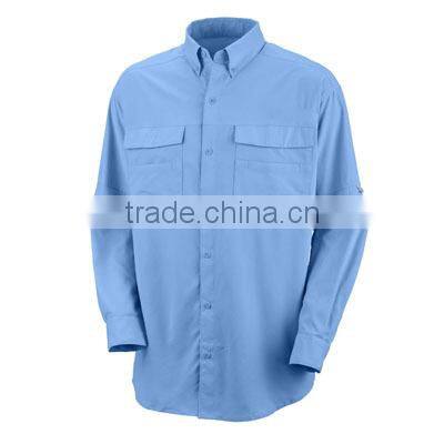HOT SELL Shirt Fishing WITH 100%COTTON POPLIN