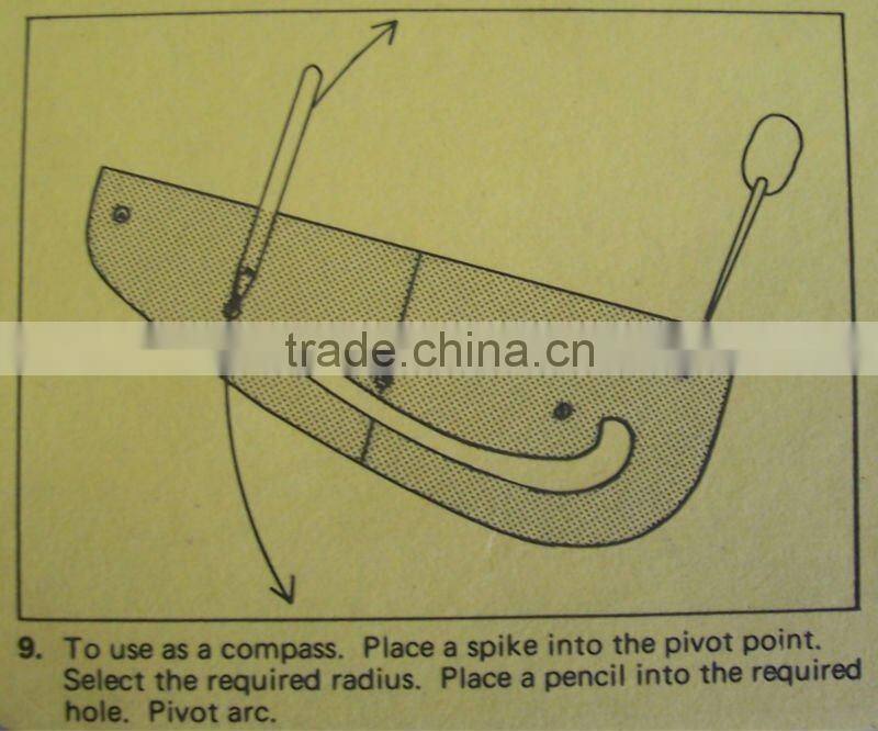 kearing brand,#6511,40cm MetricPattern Master,0.5&1.0cm seam allowance