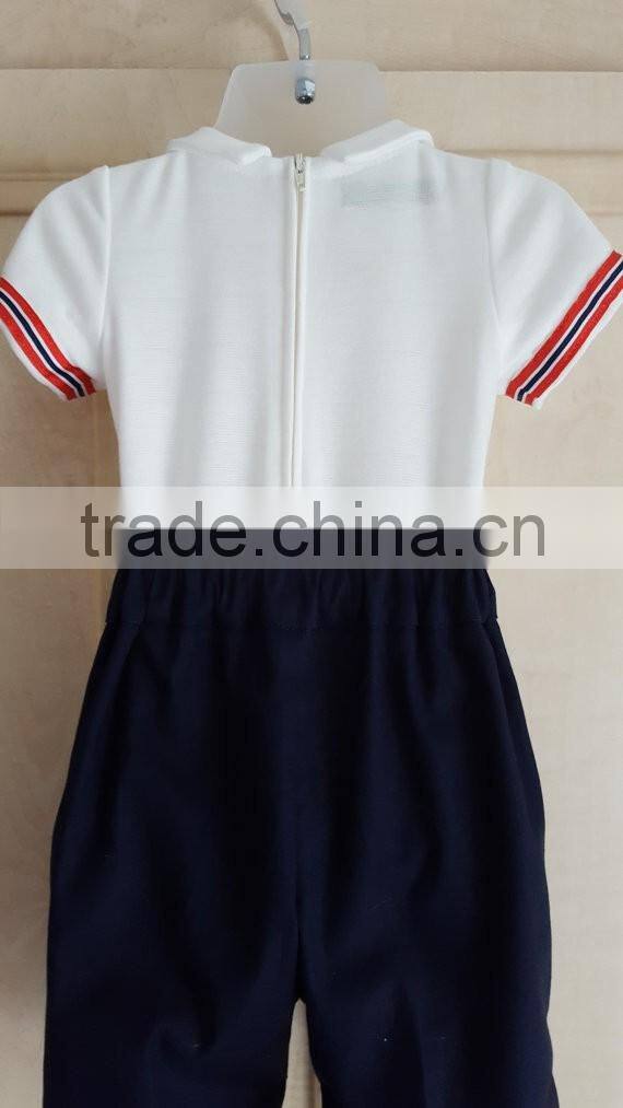 New Arrival Baby Clothes Knitted Fabric for Adult Baby Clothes Summer with Pocket