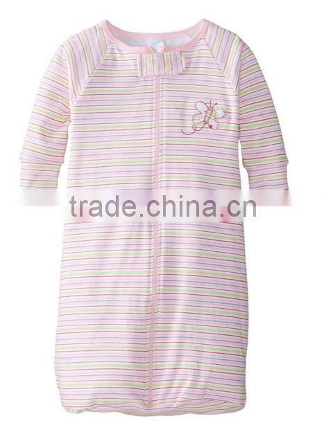China alibaba applique cotton terry baby sleeping bag,new kids sleeping bag