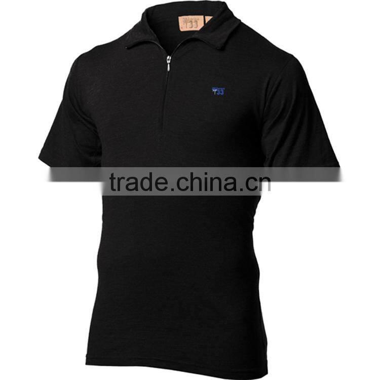 Merino wool men's t shirt men's Transport Short Sleeve Polo T-Shirt