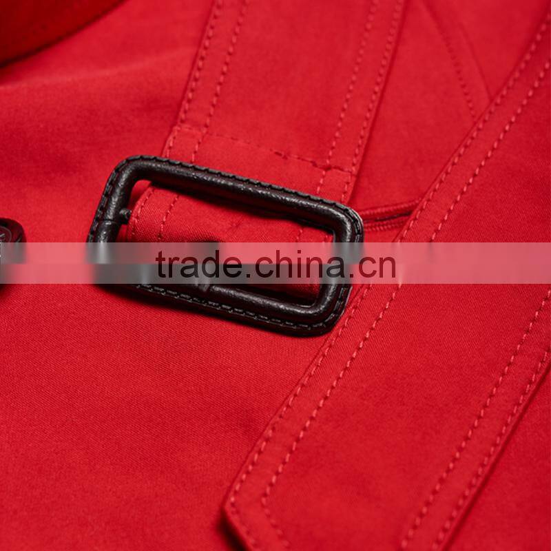 Classically styled belle trench coat women long winter windbreaker jacket