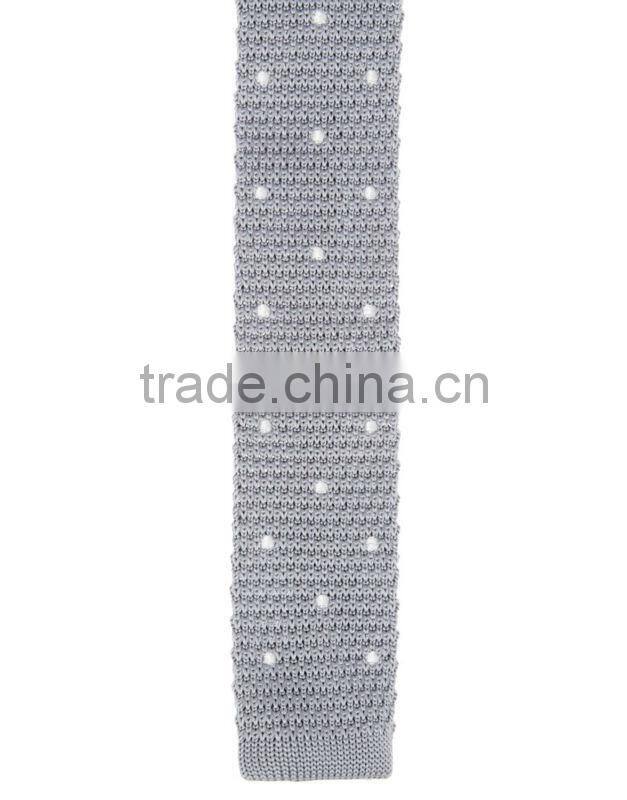 straight end knit tie