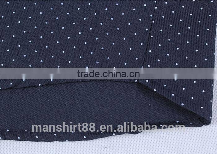 Decent fashion long sleeve contrast color custom slim fit shirt