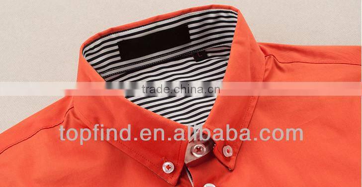 Bright color casual botton shirt