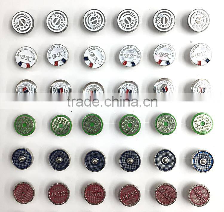 Fashionable Accessories Anti Copper Blazer Metal Buttons For Jeans