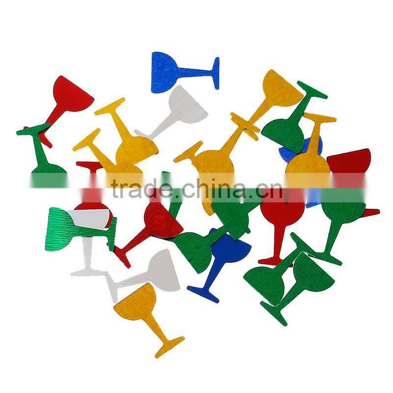 PVC Confetti Party Decoration Goblet At Random