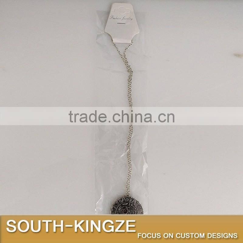 Carribean Sea Marine Style Metal Antique Silver Pendant