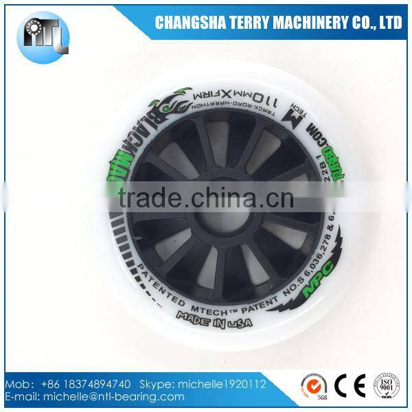 100mm PU ice BLACK MPC skate wheel for inline skate ,skateboard 100x24mm