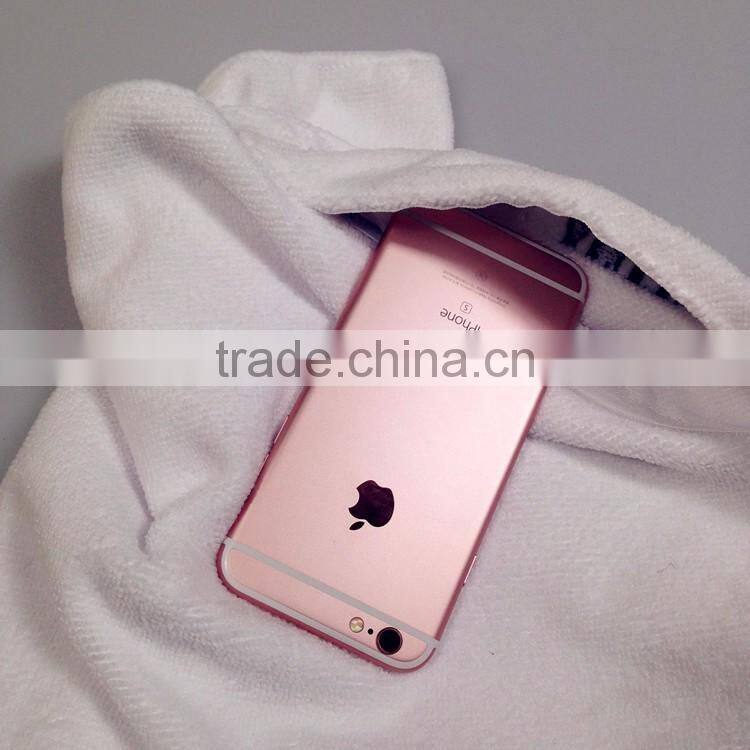 Microfiber sports/gym towel with logo zipper