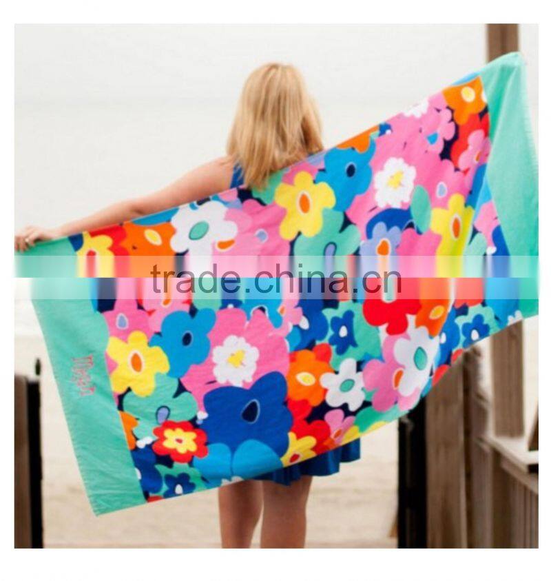 Custom design Promotional swimming pool velour microfiber/cotton towel/personality bath towel/cooling beach towel