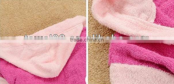 100 cotton high-end eco-friendly hooded baby bathrobe
