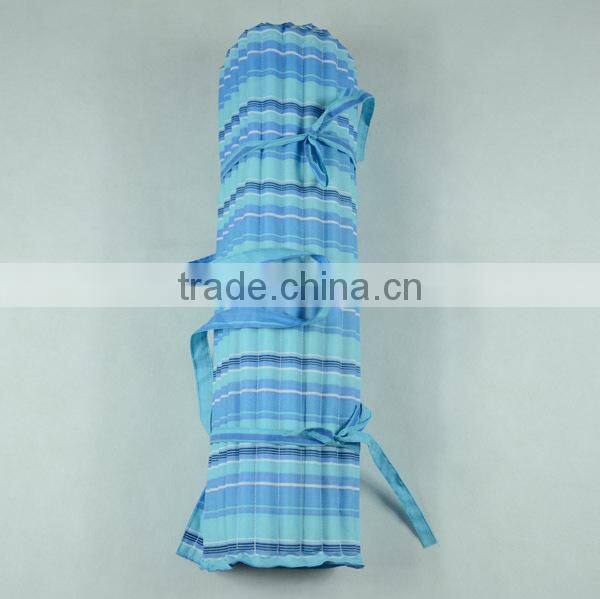 folded beach mat
