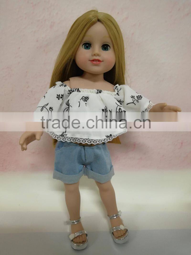 High quality full vinyl 18 inch doll for you