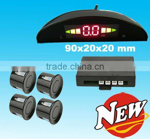 LED Car Reverse parking sensor with waterproof connector rear 4 sensors