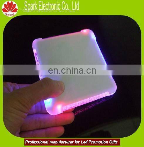 light up coaster promotional,led light coaster