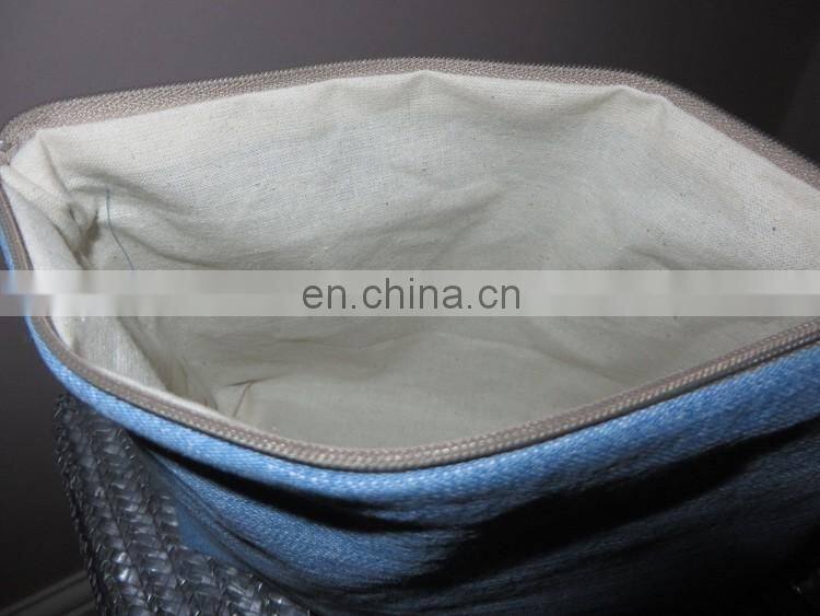 Personalised Make Up Bag Cosmetic Bag Denim Make Up Bag Cotton