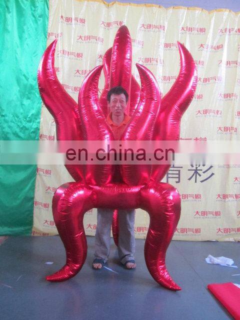 customized multicolor backpack inflatable carnival octopus costume