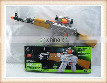 electric flashing plastic fireworks toy gun
