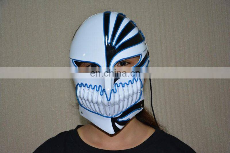 Custom Unisex Party Bar Mask, Glowing Mask,Cold Light Voice Control Mask