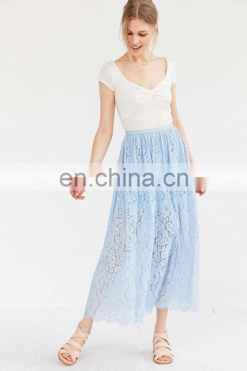 100% Polyester unlined midi Elegant Yellow sexy girl mini skirt