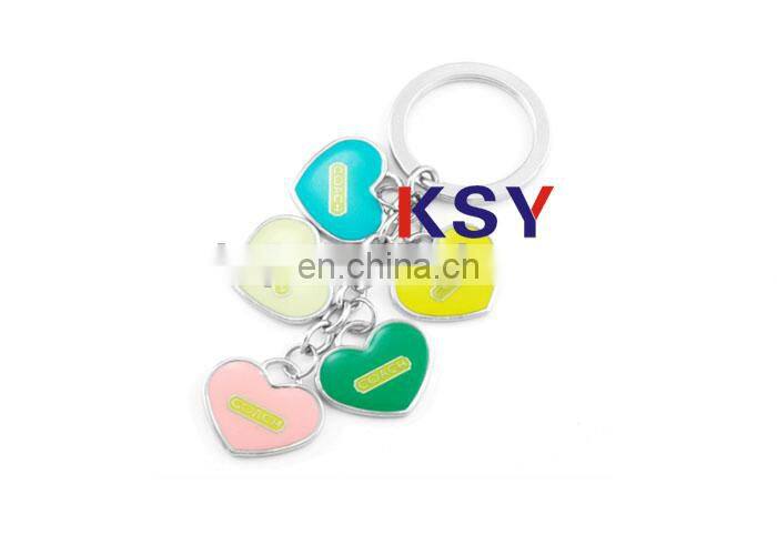 Car shape hot sell metal keychains full 3D with clothing