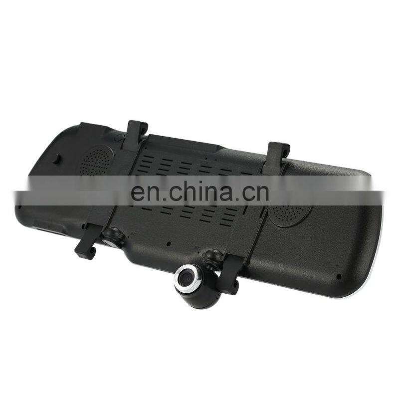 1080P Car Camera Recorder 5" Android GPS Navigation Rear view Mirror DVR Dual Camera Bluetooth WIFI Night Vision