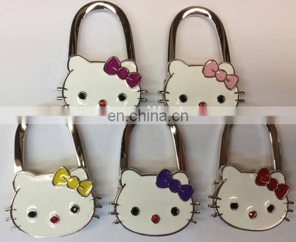 beautifull Flower shape bag hanger Blank colouful Hook, Blank custom bag hanger & purse hangers