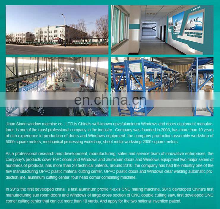 PVC UPVC 4- head window welding machine