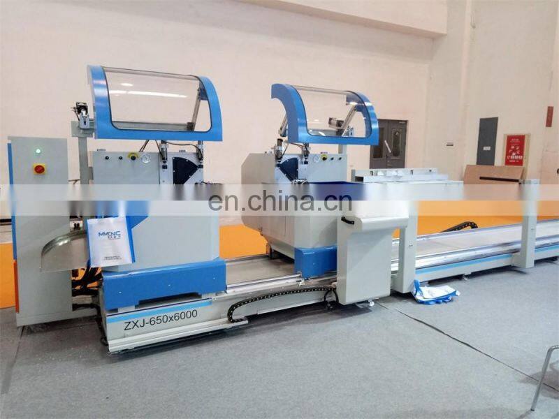 600mm saw blade double head miter saw for aluminum profile