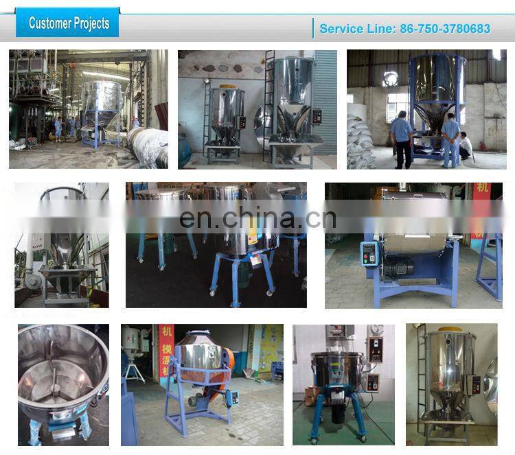 CE industrial electric plastic granules color mixer price