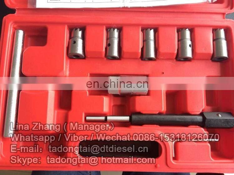 Diesel injector seat cutter set