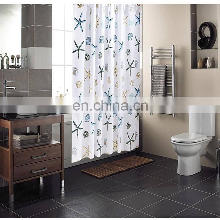 Hotel Modern Long Nice Printed Shower Curtain Custom
