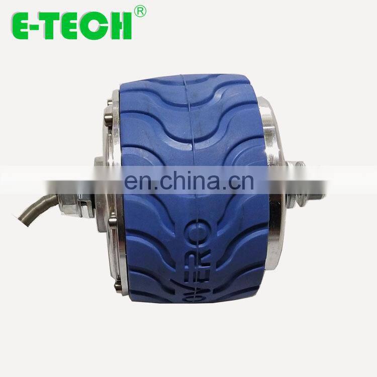 BLDC 4 inch 24V 36V walking speed gear electric hub motor wheel