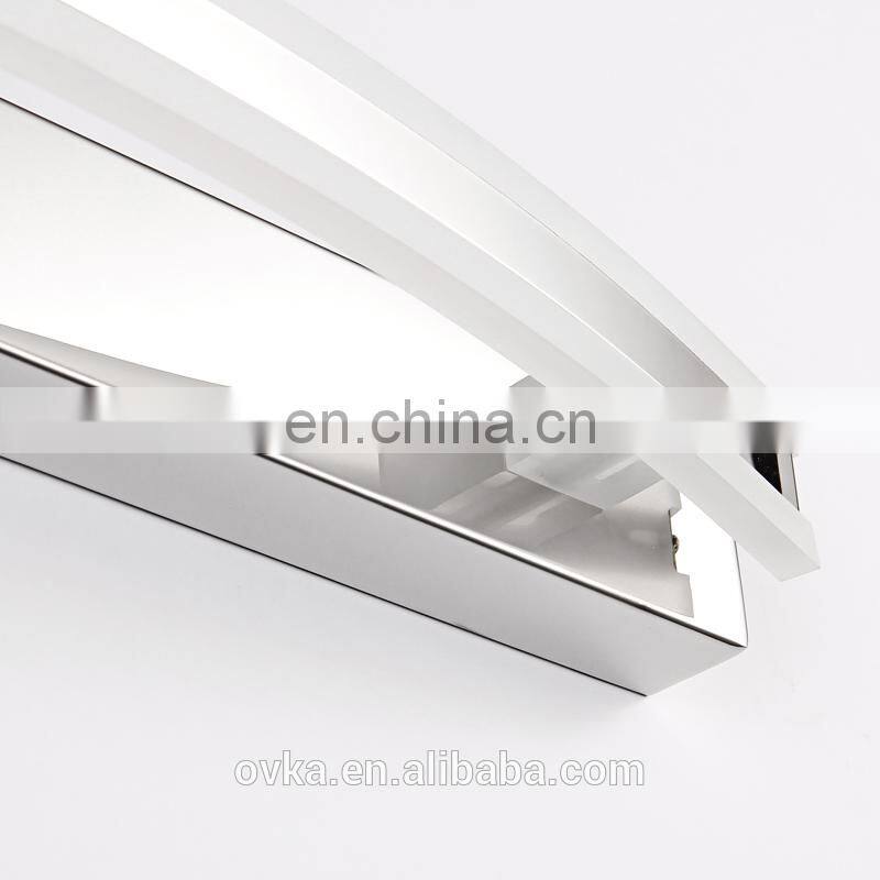 Mirror Light fashion hotel bathroom LED wall lamp stainless steel lights