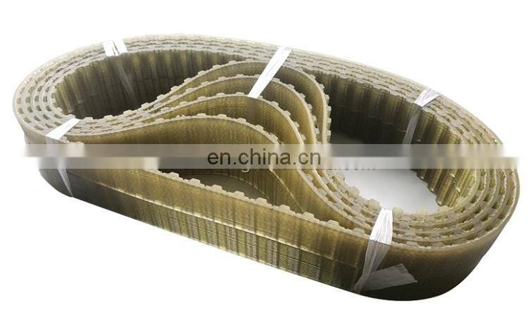 High quality 25mm Width T10-3040 PU Endless Timing Belt yellow for Carding Machines