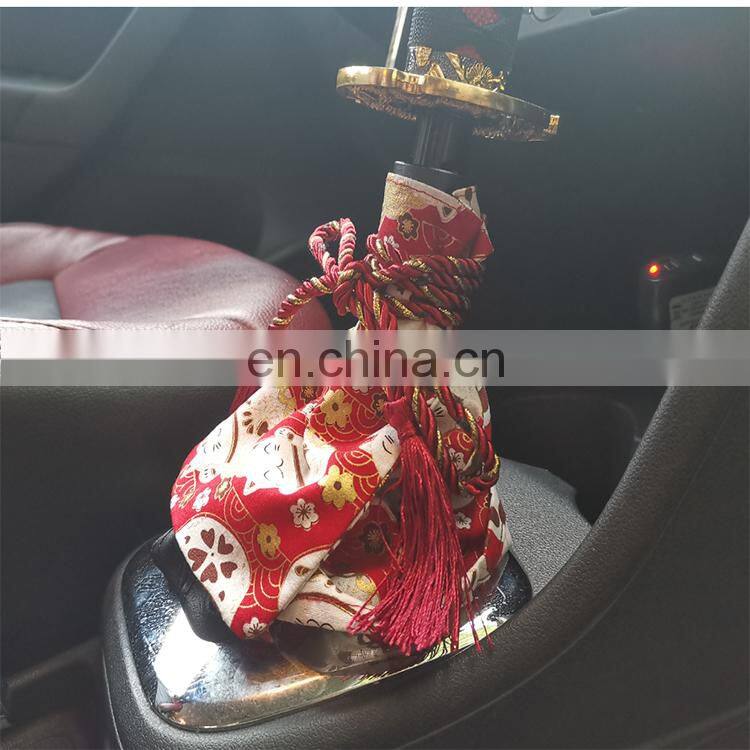 Cherry blossom design novel blue fashion beautiful 15*20 natural fiber beautiful car gear