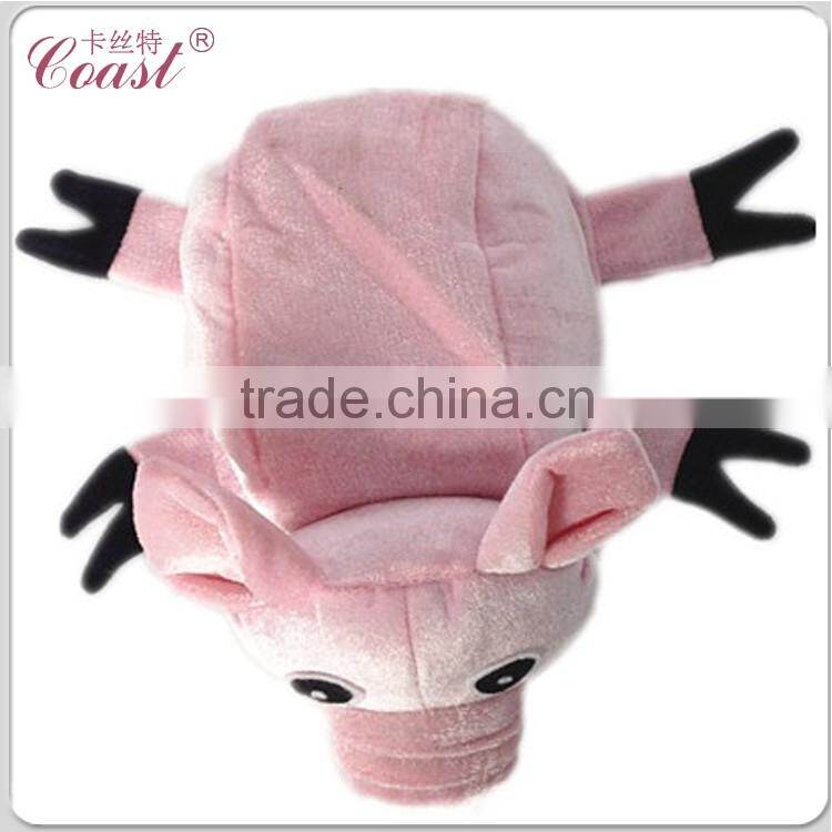funny cute pink animal pig shaped hats