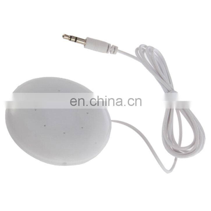 Mini White 3.5mm Pillow Speaker Portable Speaker For MP3 MP4 Player iPod