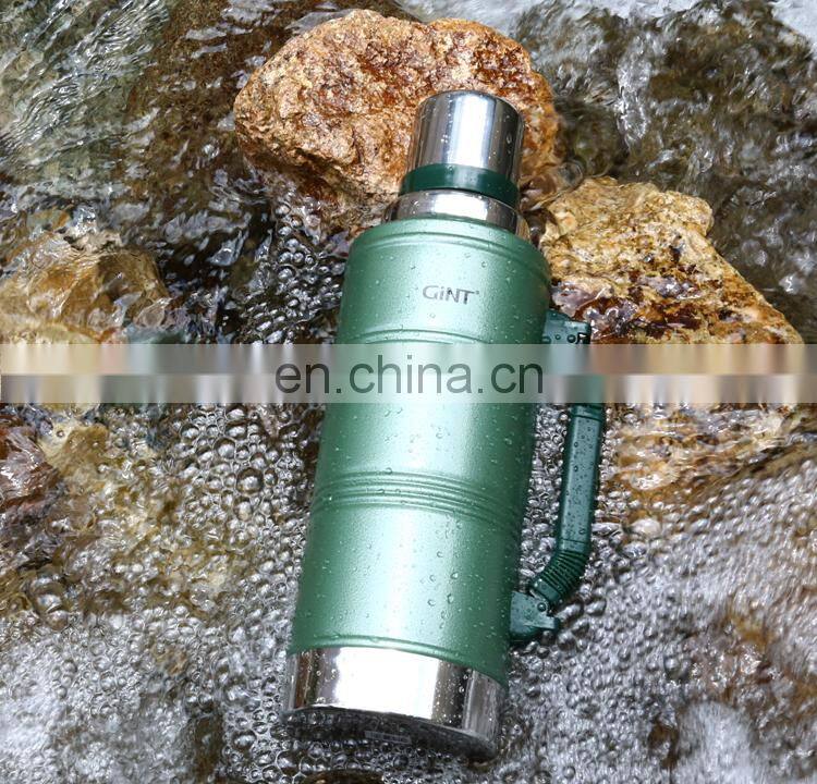 750ml Insulated outdoor Double wall sports vacuum with lid cup Camping bottle thermal water Flask Water cup Stainless steel