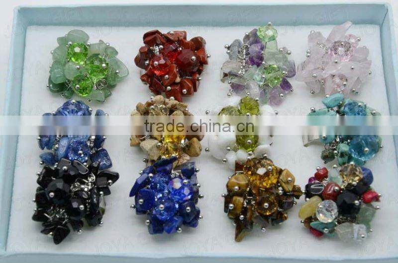 Wrap Rings with red Stone Chip stone