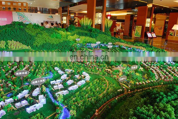 Miniature city planning model for project bidding , resin architecture model building