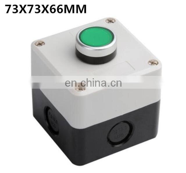 Waterproof Switch Box Plastic Starting Button Switch Box Electrical Industrial Button Emergency Stop Switch Box